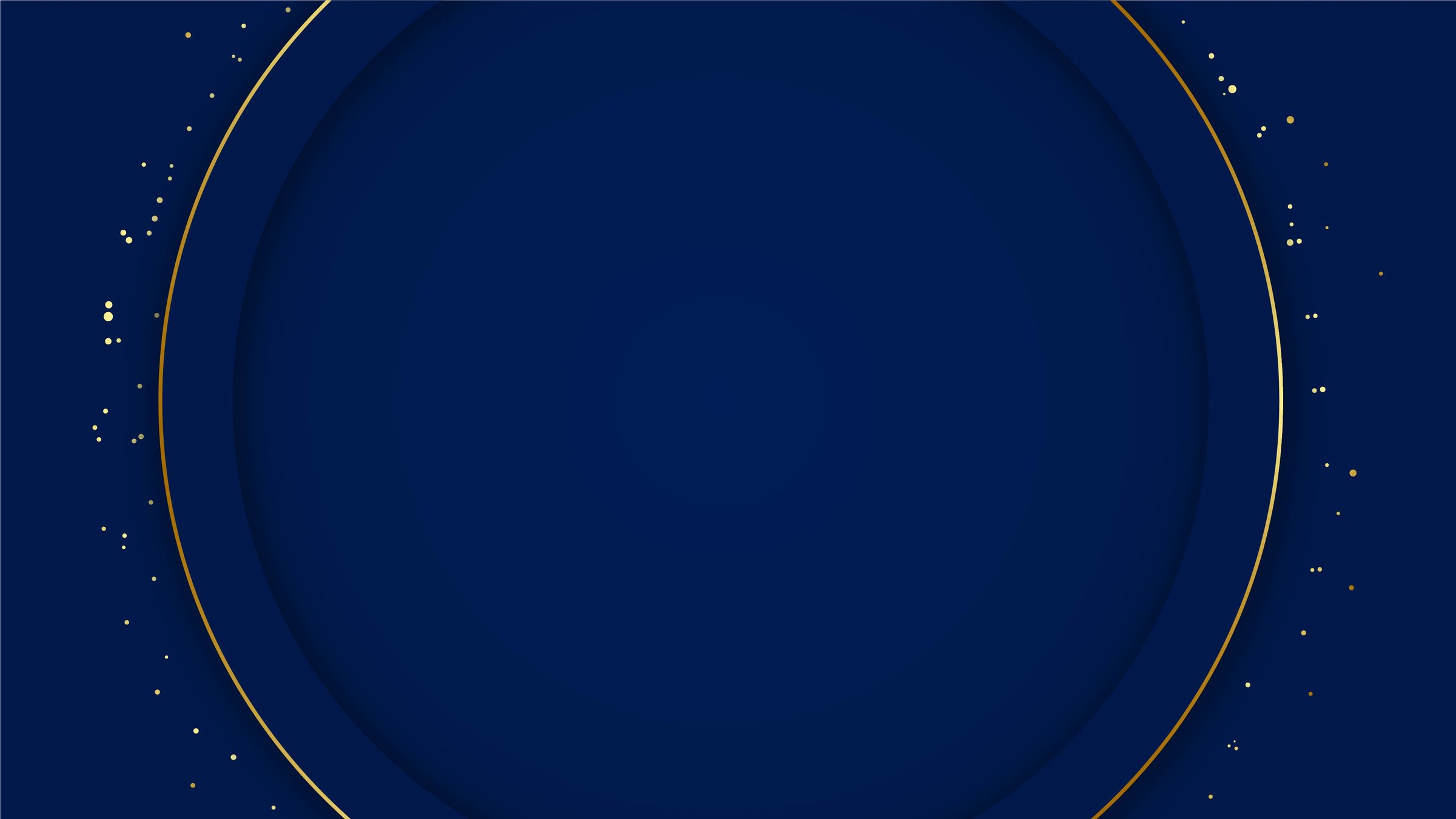 Dark Blue, Gold Luxury Background